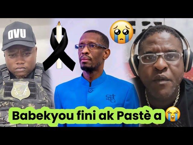 Babekyou chante antèman Pastè Malory, li tou anonse ke Gè saa poko ap fini moun fèk kare mouri, sezi