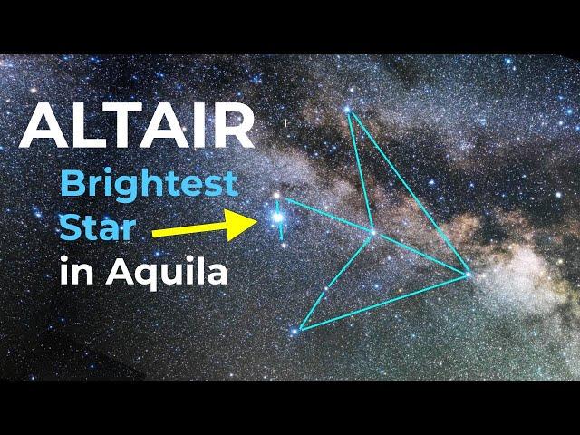 Altair: The Brightest Star of Aquila the Eagle Constellation