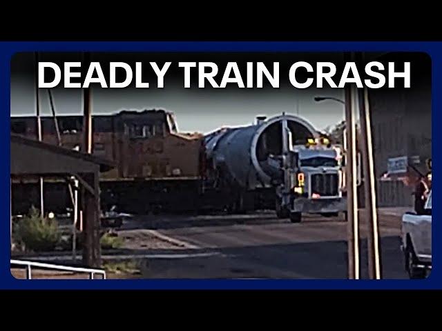 West Texas train crash kills 2, injures 3 others