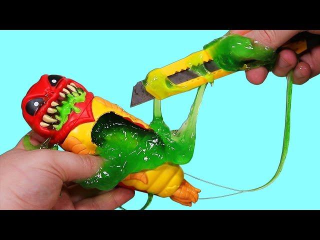 Cutting open Treasure Slime Aliens...