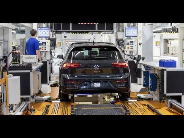 Production New 2024 Golf at Wolfsburg plant - Assembly Line