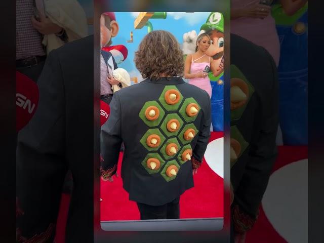 Jack Black's Bowser suit is on point #nintendo #mario #mariomovie #jackblack #gaming #shorts