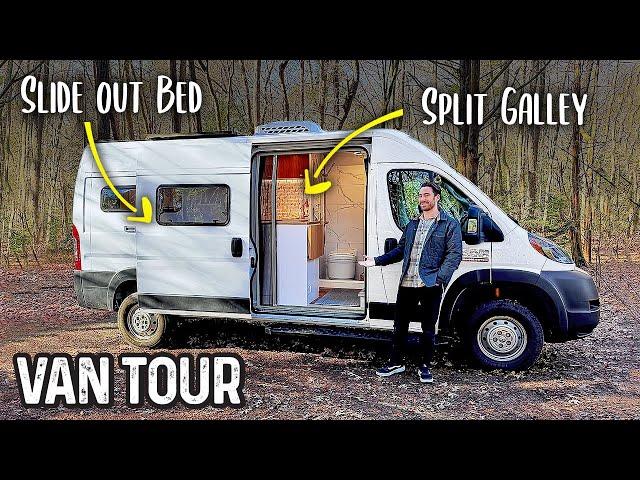 The CLEANEST Camper Van Build I've EVER Toured!