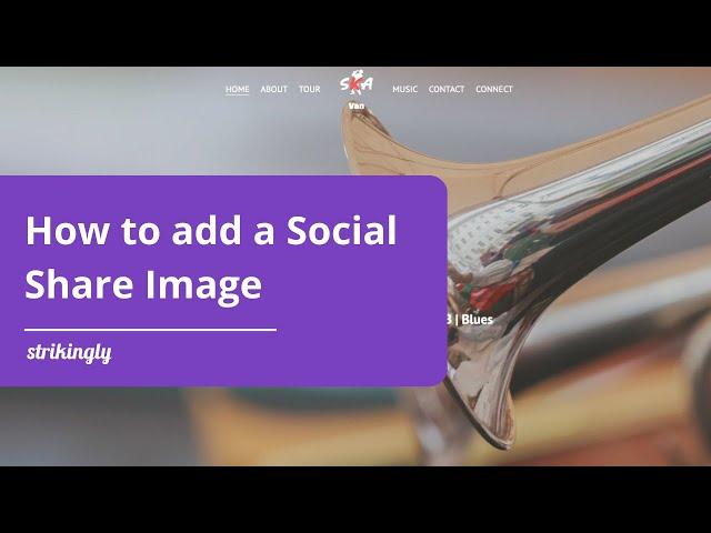 How to add a Social Share Image