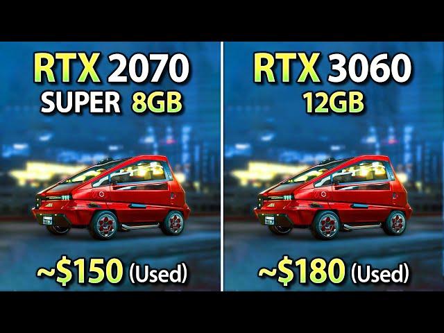 RTX 2070 Super vs RTX 3060 12GB - Test in 12 Games (1080p)