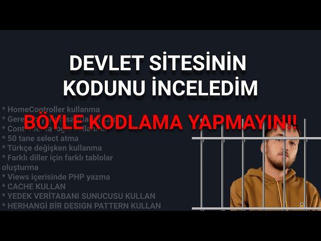 KOD İNCELEMESİ: DEVLET SİTESİ (ÇOK TEHLİKELİ OLDU)