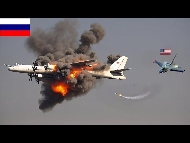 1 minute ago! Ukrainian F-16 fighter jets shot down six Russian TU-95 bombers