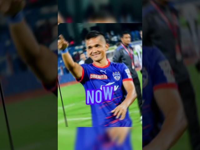 Sunil Chhetri in 2000 and Sunil Chhetri now#viral #popular #shorts