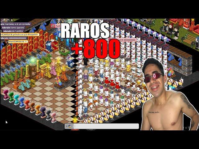 HABBO - X1 DE RAROS CLASSICOS VS RAROS VISUAIS +800K