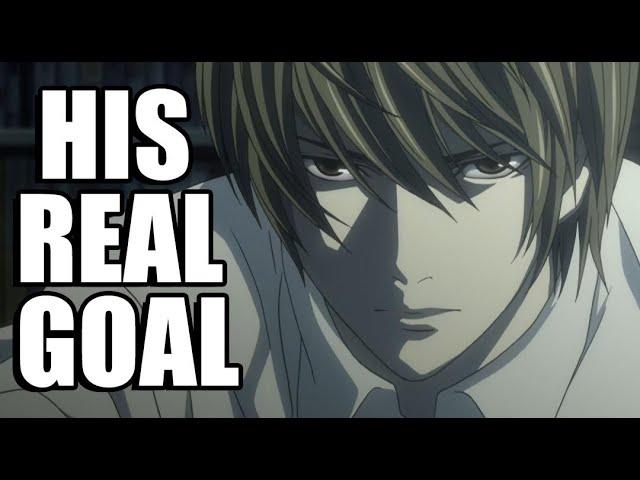 What Light Actually Wanted - Death Note