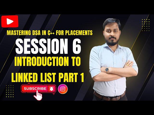 Mastering DSA in C++ for Placements   Session 6  Basics of QUEUEs Data Structure   PART 1