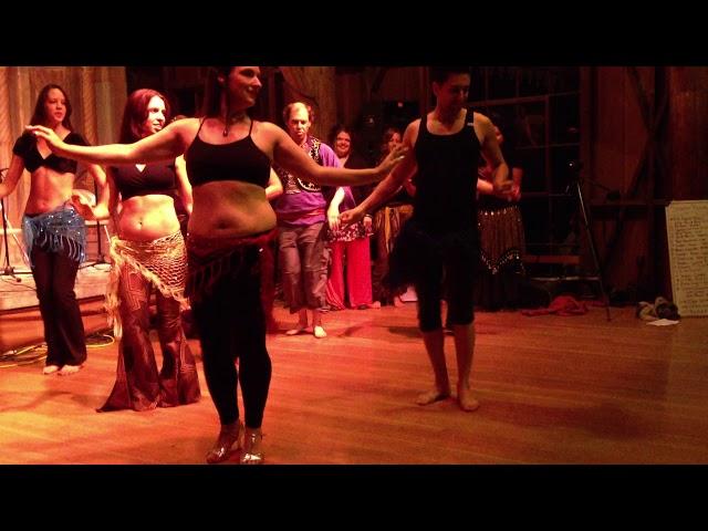 Student Performances -Turkish Belly Dance- at Middle Eastern Music and Dance Camp, Mendocino CA USA