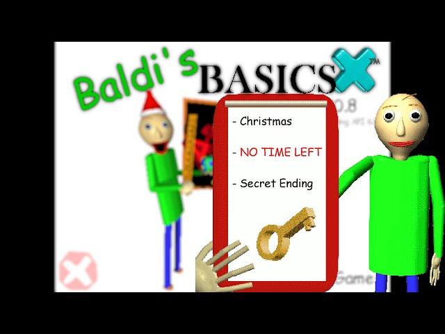 Baldi's Basics TIMES: No Time Left + Secret Ending