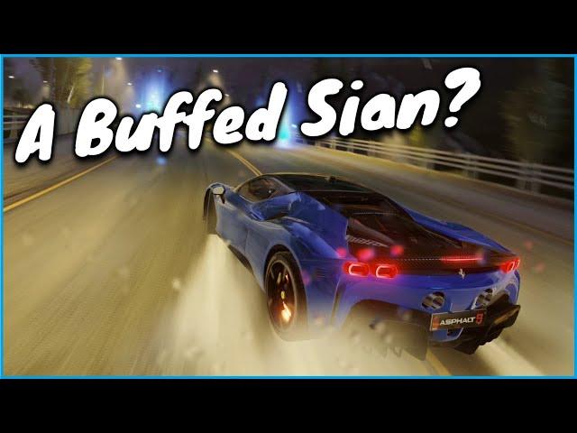 A Buffed Sian? | Asphalt 9 6* Golden Ferrari SF90 Stradale Multiplayer