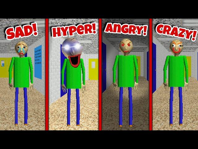 The Many Strange Moods Of Baldi... | Baldi's Basics