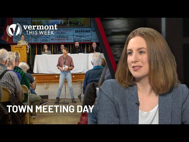 What happened on Town Meeting Day in Vermont?