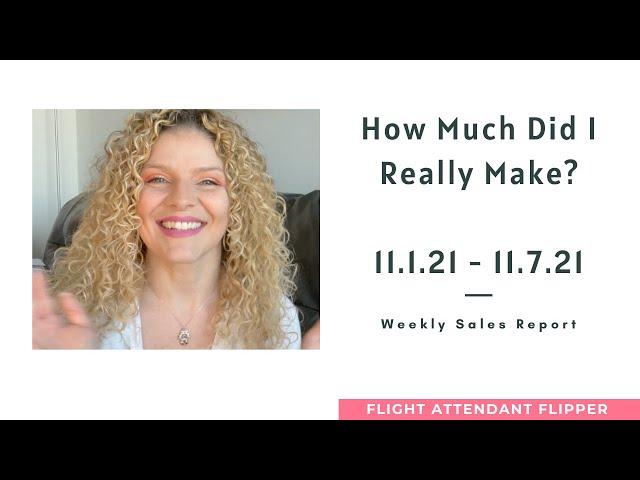 How Much Did I Really Make? 11.1.21 - 11.7.21 - Flight Attendant Flipper