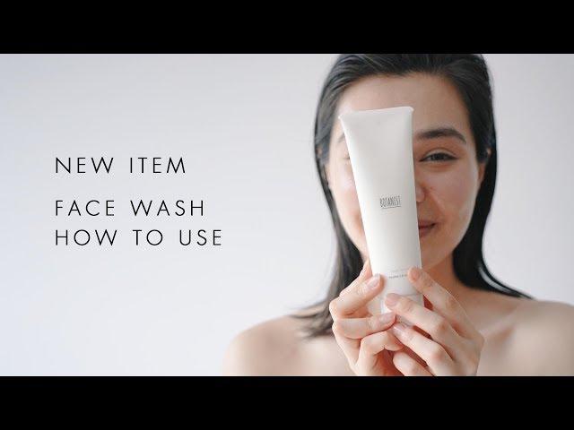 【HOW TO USE】FACE WASH【BOTANIST】