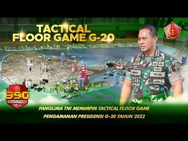 Panglima TNI Memimpin Tactical Floor Game Pengamanan Presidensi G20 Tahun 2022