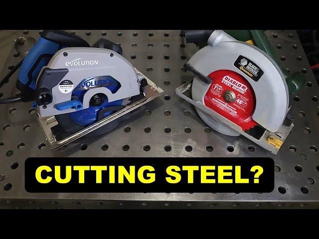 Cutting Steel with Circular Saws | Metal Cutting vs. Standard Sidewinder