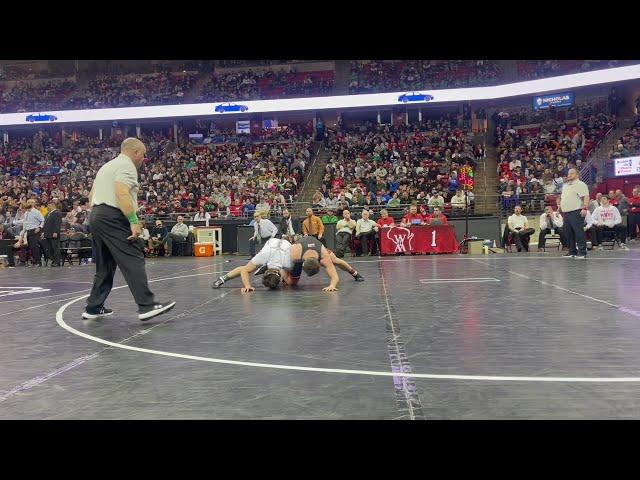 Mount Horeb’s Eli Leonard loses 175-pound state final