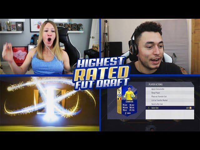 TOTS HIGHEST RATED FUT DRAFT SHOWDOWN! | FIFA 18