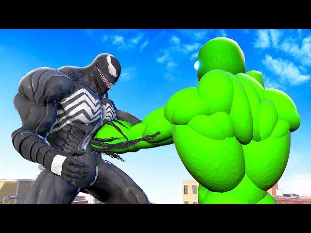 VENOM Fights Ragdoll Hulk - Overgrowth Mods Gameplay