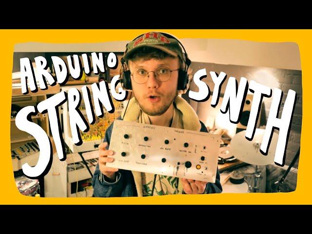 DIY 4 voice arduino nano string synth (modified Jan Östman's Solina)