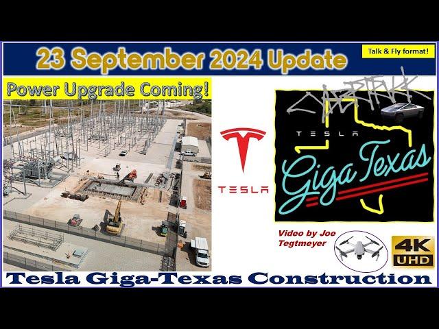 S Tunnels Buried, Boring Tunnel Liners, Switchyard Concrete! 23 Sep 2024 Giga Texas Update (07:25AM)