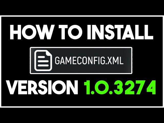 How to install Gameconfig for GTA 5 v.3274