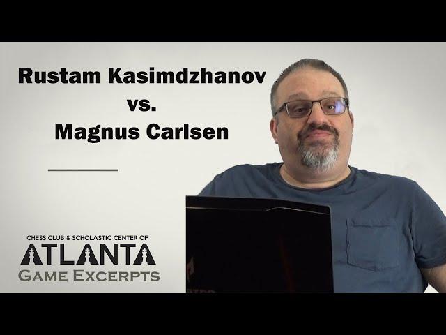 Kasimdzhanov vs Carlsen (2017) || Game Excerpts with GM Ben Finegold