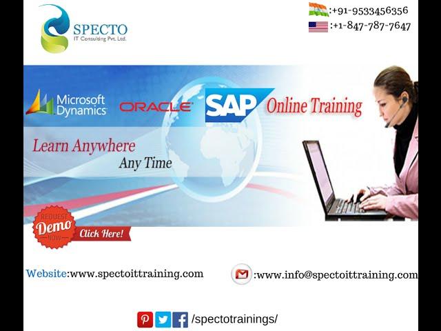 Sap PS online training | sap ps live training-specto training
