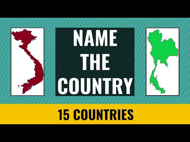 Name the Country quiz/trivia - Country shapes