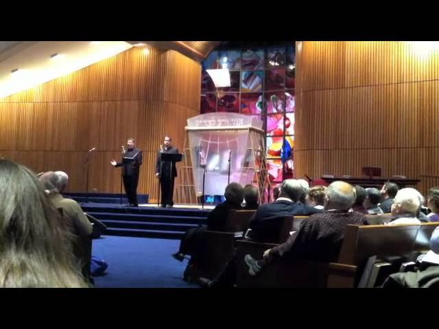 Cantor Shochet sings in Cantor's Concert at Temple Isaiah in Lafayette, CA
