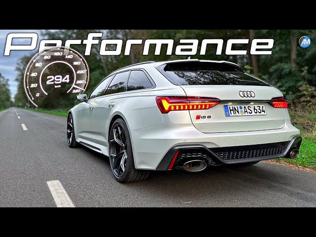 NEW! RS6 Performance (630hp) | 0-290 km/h acceleration | by Automann in 4K