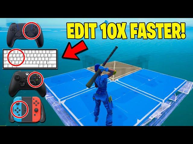 The SECRET Setting To Edit FASTER on Fortnite! (Console & PC!)