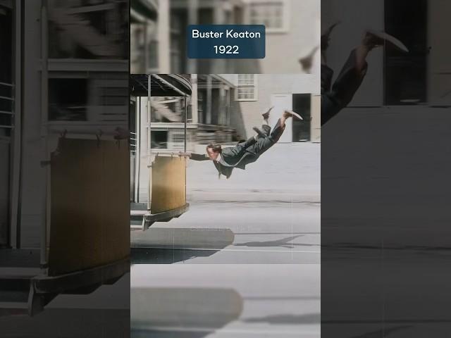 Insane stunt by Buster Keaton in 1922 
