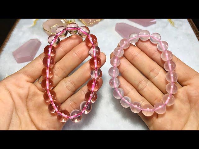 Fake or Real? How to Differentiate Genuine Crystals, Fake Stones? Part 2 - Rose Quartz and Garnet