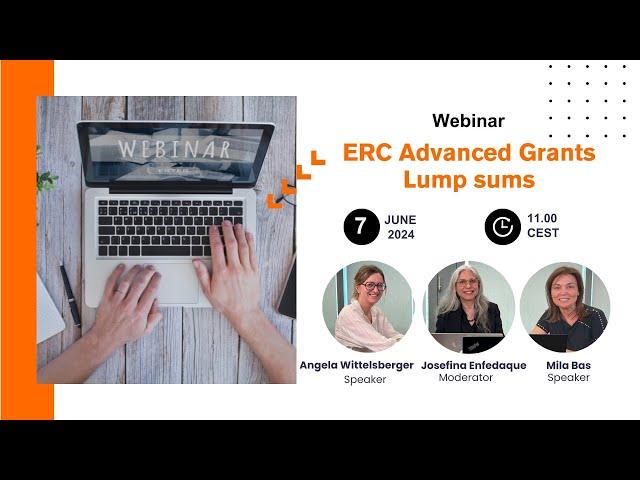 Webinar ERC Advanced Grants - Lump sums