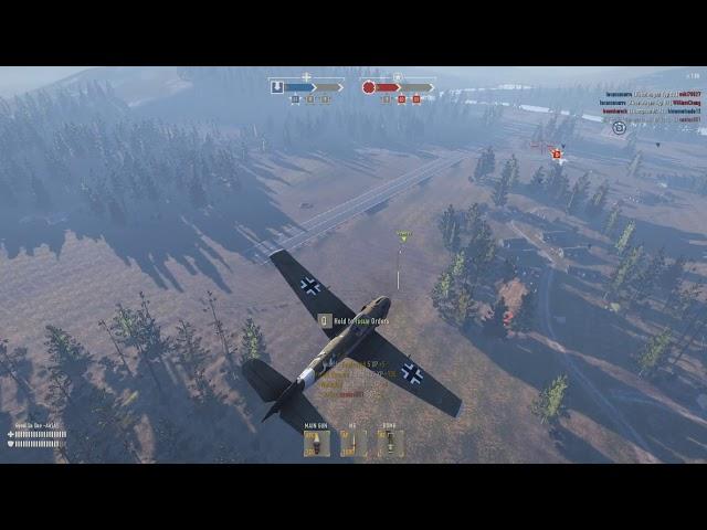 Heroes & Generals Butcher play, Bf109E-4, Bf109D-1  play with Sc,