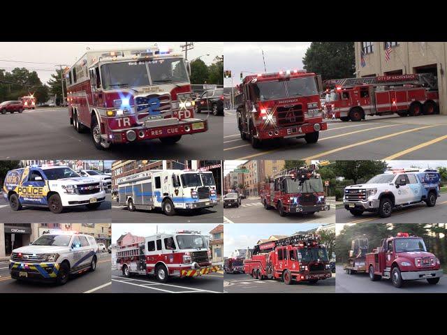 Police Cars Fire Trucks And Ambulance Responding Compilation Part 27 - September 2024