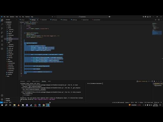 Building a Python Django E-Commerce Website with MySQL # 1 – Live Stream