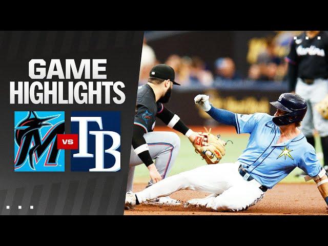 Marlins vs. Rays Game Highlights (7/31/24) | MLB Highlights