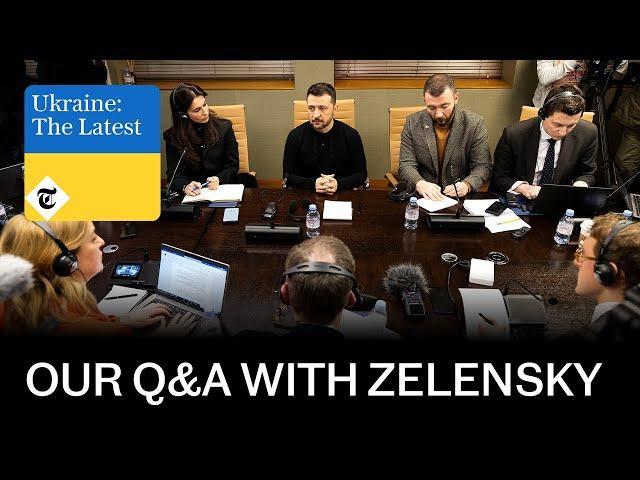 Our Private Q&A with President Zelensky