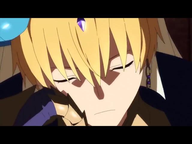 Zoom to Caster Gilgamesh in FGO Babylonia Anime PV