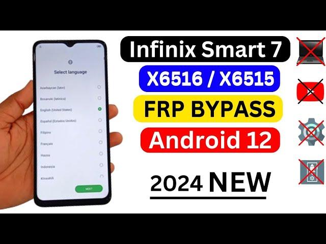 Infinix Smart 7 FRP Bypass 2024 | Infinix Smart 7 (X6516 - X6515) Google Account Bypass Without Pc