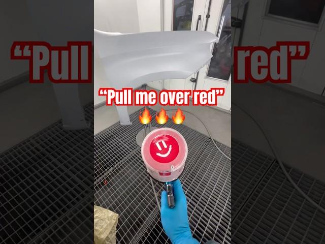 Painting the most satisfying red ever!