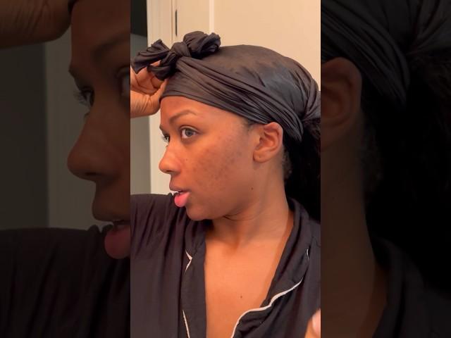 How I Sleep With Braids #youtubeshorts #haircare #shorts