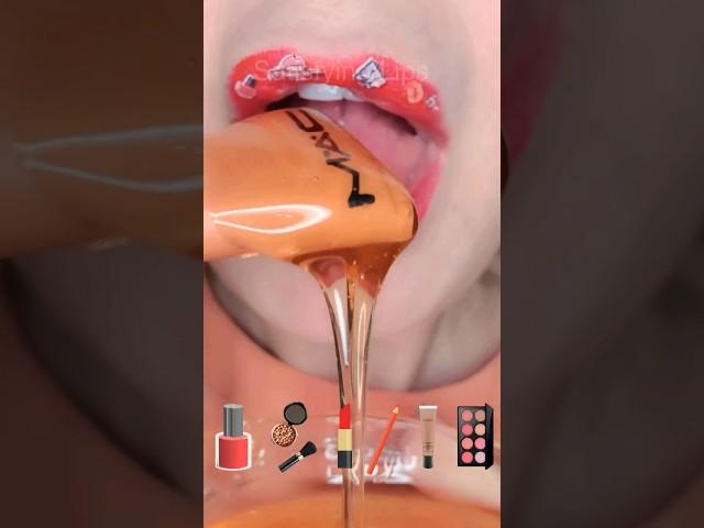 ASMR Satisfying Eating Fondant Makeup Mashup #asmrvideo #fondant #asmr