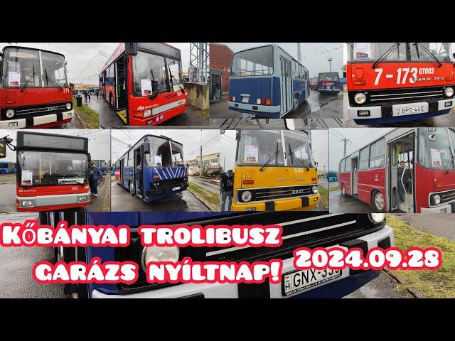 2024.09.28. KŐBÁNYAI TROLIBUSZ GARÁZS NYÍLTNAP!